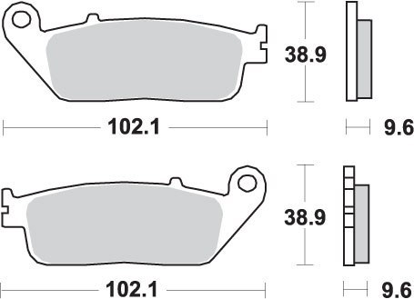 SBS KLOCKI HAMULCOWE KH196 EXCEL ZŁOTY HONDA CB SBS KLOCKI HAMULCOWE KH196 EXCEL ZŁOTY HONDA CB