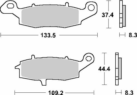 SBS KLOCKI HAMULCOWE KH231 CERAMIC 99
