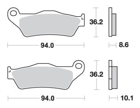 SBS KLOCKI HAMULCOWE KH363 EXCEL ZŁOTY BMW R850 1100 11 SBS KLOCKI HAMULCOWE KH363 EXCEL ZŁOTY BMW R850 1100 11