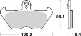 SBS KLOCKI HAMULCOWE KH407 KH246 STREET EXCEL SINTER ZŁOTY BMW K1200 R850 1