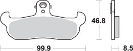 SBS KLOCKI HAMULCOWE KH134 OFF-ROAD SINTER