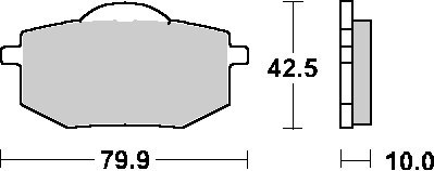SBS KLOCKI HAMULCOWE KH136 CERAMIC 92