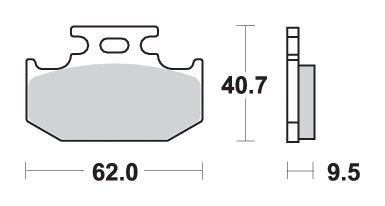 SBS KLOCKI HAMULCOWE KH152/2 OFF-ROAD SINTER