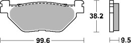 SBS KLOCKI HAMULCOWE KH319 2 CERAMIC 92