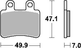 SBS KLOCKI HAMULCOWE KH350 CERAMIC 69