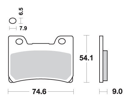SBS KLOCKI HAMULCOWE KH182 EXCEL ZŁOTY 119