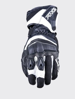 FIVE GLOVES RĘKAWICE SKÓRZANE RFX4 EVO KOLOR CZARNY/BIAŁY ROZMIAR 9 (M)