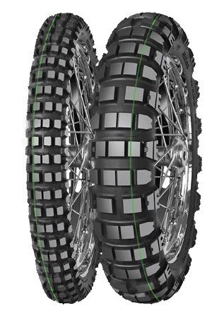 MITAS OPONA 140/80B18 ENDURO TRAIL-RALLY PRO SUPER LIGHT (ZIELONY PASEK) 70R M+S TYŁ DOT 42/2024 (zamiennik:70000334) (460131)