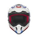 NOX KASK OFF ROAD / CROSS N634 GRADIENT KOLOR BIAŁY/NIEBIESKI/CZERWONY ROZMIAR XXL