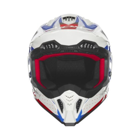 NOX KASK OFF ROAD / CROSS N634 GRADIENT KOLOR BIAŁY/NIEBIESKI/CZERWONY ROZMIAR XXL
