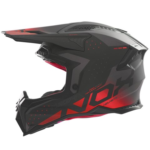 NOX KASK OFF ROAD / CROSS N634 GRADIENT KOLOR CZARNY/CZERWONY MAT ROZMIAR XXL NOX KASK OFF ROAD / CROSS N634 GRADIENT KOLOR CZARNY/CZERWONY MAT ROZMIAR XXL