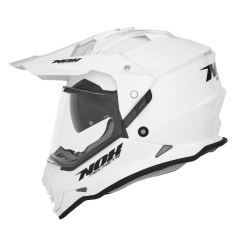 NOX KASK OFFROAD / TRAIL DUOSPORT (DUAL) N312 SOLID Z SZYBKĄ I BLENDĄ KOLOR BIAŁY POŁYSK ROZMIAR XXL NOX KASK OFFROAD / TRAIL DUOSPORT (DUAL) N312 SOLID Z SZYBKĄ I BLENDĄ KOLOR BIAŁY POŁYSK ROZMIAR XXL