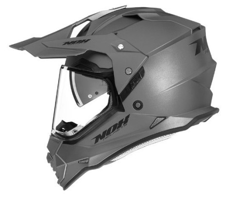 NOX KASK OFFROAD / TRAIL DUOSPORT (DUAL) N312 SOLID Z SZYBKĄ I BLENDĄ KOLOR TYTANOWT MAT ROZMIAR XL NOX KASK OFFROAD / TRAIL DUOSPORT (DUAL) N312 SOLID Z SZYBKĄ I BLENDĄ KOLOR TYTANOWT MAT ROZMIAR XL