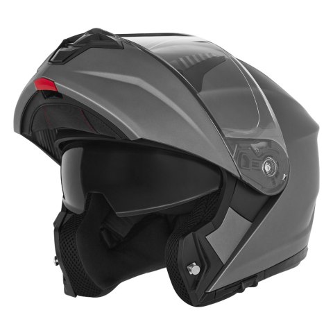 NOX KASK SZCZĘKOWY (FLIP-UP) Z BLENDĄ N968 KOLOR TYTANOWY MAT ROZMIAR XL NOX KASK SZCZĘKOWY (FLIP-UP) Z BLENDĄ N968 KOLOR TYTANOWY MAT ROZMIAR XL