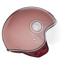 NOX PREMIUM KASK OTWARTY JET IDOL SOLID KOLOR RÓŻOWY/ZŁOTY ROZMIAR XS