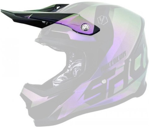 SHOT RACING CZĘŚCI DASZEK (PEAK) DO KASKU FURIOUS ULTIMATE CHAMELEON KOLOR KAMELEON
