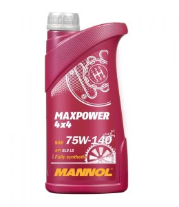 MANNOL MAXPOWER 4X4 75W140 API GL5- OLEJ PRZEKŁADNIOWY SYNTETYCZNY 1L