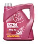 MANNOL EXTRA 75W90 API GL4/GL5 LS-OLEJ PRZEKŁADNIOWY SYNT 4L 75W-90
