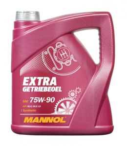 MANNOL EXTRA 75W90 API GL4/GL5 LS-OLEJ PRZEKŁADNIOWY SYNT 4L 75W-90