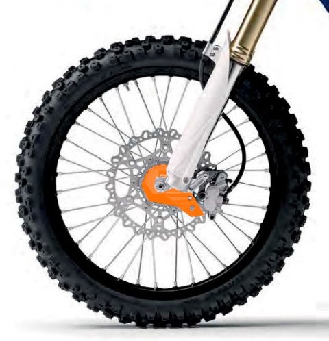POLISPORT OSŁONA AMORTYZATORA PRZÓD KTM SX 03-14 B