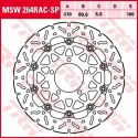 TRW ZF TARCZA HAMULCOWA PRZÓD KAWASAKI ZX-6R 636 13-17, Z 800 / E VERSION, KLZ 1000 VERSYS 15-, Z 1000 14-, ZX-10R 08-15, GTR 14