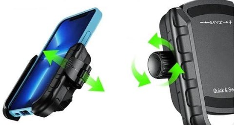 BIKETEC UCHWYT MOTOCYKLOWY ANTYWIBRACYJNY NA TELEFON QUICK LOCK MONTOWANY NA KIEROWNICĘ LUB LUSTERKO TYP: R9-CLIP-DAMPER BIKETEC UCHWYT MOTOCYKLOWY ANTYWIBRACYJNY NA TELEFON QUICK LOCK MONTOWANY NA KIEROWNICĘ LUB LUSTERKO TYP: R9-CLIP-DAMPER