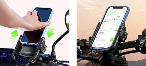 BIKETEC UCHWYT MOTOCYKLOWY ANTYWIBRACYJNY NA TELEFON QUICK LOCK MONTOWANY NA KIEROWNICĘ LUB LUSTERKO TYP: R9-CLIP-DAMPER BIKETEC UCHWYT MOTOCYKLOWY ANTYWIBRACYJNY NA TELEFON QUICK LOCK MONTOWANY NA KIEROWNICĘ LUB LUSTERKO TYP: R9-CLIP-DAMPER