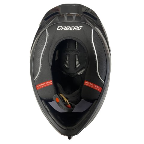 CABERG KASK INTEGRALNY Z BLENDĄ MODEL GP01 CARBON KOLOR KARBON ROZMIAR M (PINLOCK / CIEMNA SZYBA / NAKLEJKI W ZESTAWIE) HOMOLOGA