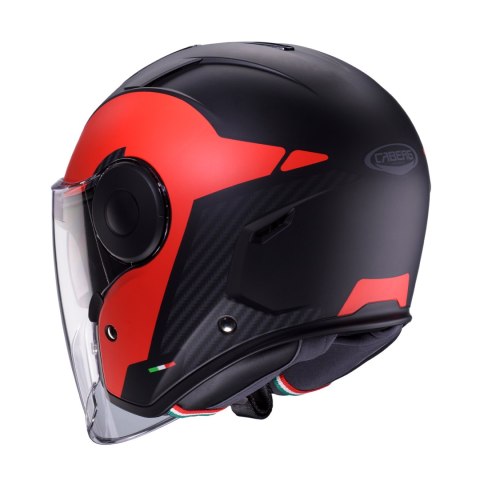 CABERG KASK OTWARTY JET Z BLENDĄ MODEL SOHO MILANO KOLOR CZERWONY/CZARNY MAT ROZMIAR XL CABERG KASK OTWARTY JET Z BLENDĄ MODEL SOHO MILANO KOLOR CZERWONY/CZARNY MAT ROZMIAR XL