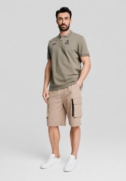DIVERSE (2025) KOSZULKA POLO DKR P 07 C. KOLOR KHAKI ROZMIAR L