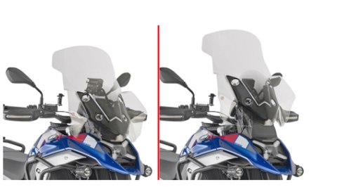 KAPPA SZYBA BMW R 1300 GS '24, (65 X 54 CM) PRZEZROCZYSTA ( DO MODELI BEZ RADARU)