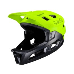 LEATT KASK ROWEROWY MTB ENDURO 2.0 (WYPINANA SZCZĘKA) V24 LIME KOLOR CZARNY/ŻÓŁTY FLUO ROZMIAR S (51-55 cm)