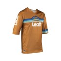 LEATT KOSZULKA ROWEROWA MTB ENDURO 3.0 JERSEY PEANUT KOLOR BRĄZOWY ROZMIAR XL