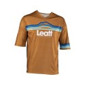 LEATT KOSZULKA ROWEROWA MTB ENDURO 3.0 JERSEY PEANUT KOLOR BRĄZOWY ROZMIAR XL