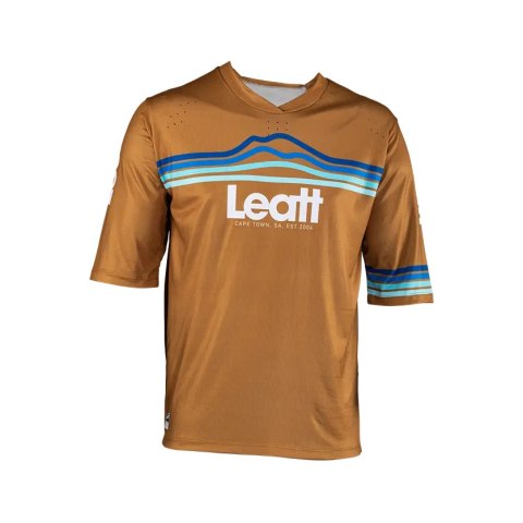LEATT KOSZULKA ROWEROWA MTB ENDURO 3.0 JERSEY PEANUT KOLOR BRĄZOWY ROZMIAR XL LEATT KOSZULKA ROWEROWA MTB ENDURO 3.0 JERSEY PEANUT KOLOR BRĄZOWY ROZMIAR XL