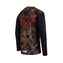 LEATT KOSZULKA ROWEROWA MTB GRAVITY 3.0 JERSEY TIMBER KOLOR BRĄZOWY/CZARNY ROZMIAR M