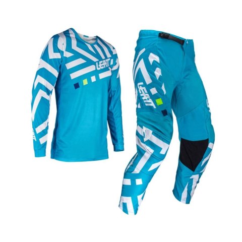 LEATT ZESTAW (KOMPLET) KOSZULKA + SPODNIE MOTO RIDE KIT 3.5 CYAN KOLOR NIEBIESKI/BIAŁY ROZMIAR M LEATT ZESTAW (KOMPLET) KOSZULKA + SPODNIE MOTO RIDE KIT 3.5 CYAN KOLOR NIEBIESKI/BIAŁY ROZMIAR M
