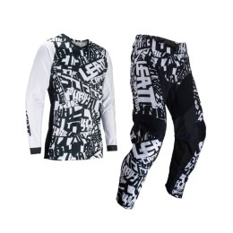 LEATT ZESTAW (KOMPLET) KOSZULKA + SPODNIE MOTO RIDE KIT 3.5 WHITE KOLOR BIAŁY/CZARNY ROZMIAR XXL
