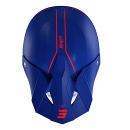 SHOT RACING KASK MOTO FURIOUS RAW 3.0 NAVY RED MATT KOLOR NIEBIESKI/BIAŁY/CZERWONY ROZMIAR L
