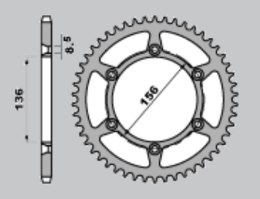 JR ZĘBATKA TYLNA 41 SUZUKI DR350 94-95