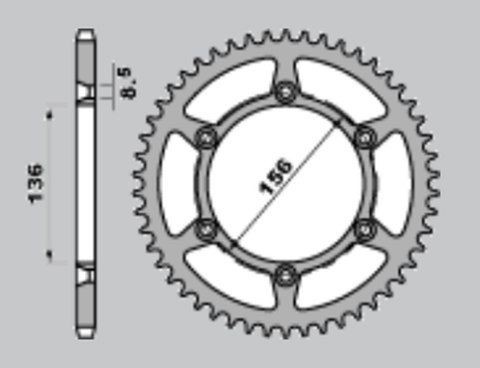 JR ZĘBATKA TYLNA 41 SUZUKI DR350 94-95 JR ZĘBATKA TYLNA 41 SUZUKI DR350 94-95
