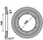 PBR ZĘBATKA TYLNA 47 YAMAHA TZR 125R 91 ŁAŃC. 428