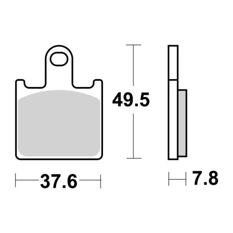 SBS KLOCKI HAMULCOWE KH417 EXCEL ZŁOTY SBS KLOCKI HAMULCOWE KH417 EXCEL ZŁOTY