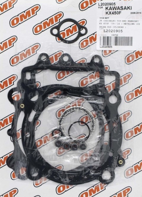 JR (OMP) USZCZELKI TOP-END KAWASAKI KXF 450 '09-'14 METALOWA USZCZELKA POD CYLINDER ) JR (OMP) USZCZELKI TOP-END KAWASAKI KXF 450 '09-'14 METALOWA USZCZELKA POD CYLINDER )