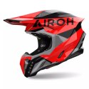 AIROH KASK CROSS / ENDURO / ATV / QUAD TWIST 3 KING RED GLOSS KOLOR CZARNY/SZARY/CZERWONY ROZMIAR S