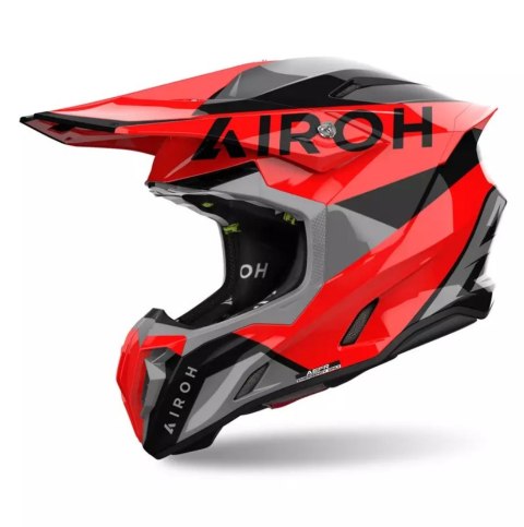 AIROH KASK CROSS / ENDURO / ATV / QUAD TWIST 3 KING RED GLOSS KOLOR CZARNY/SZARY/CZERWONY ROZMIAR S AIROH KASK CROSS / ENDURO / ATV / QUAD TWIST 3 KING RED GLOSS KOLOR CZARNY/SZARY/CZERWONY ROZMIAR S