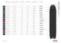 ARIETE GUMY TELESKOPÓW NA LAGĘ 38-41MM I GOLEŃ 58-62MM DŁUGOŚĆ 100MM-410MM KOLOR CZARNY