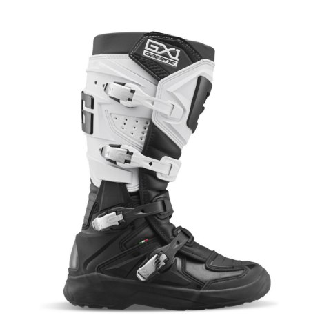 GAERNE BUTY CROSS/ENDURO MODEL GX-1 EVO BLACK/WHITE KOLOR BIAŁY/CZARNY ROZMIAR 48 GAERNE BUTY CROSS/ENDURO MODEL GX-1 EVO BLACK/WHITE KOLOR BIAŁY/CZARNY ROZMIAR 48