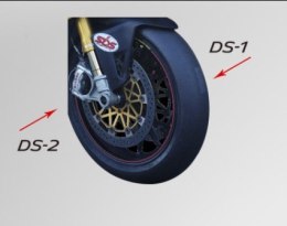 SBS KLOCKI HAMULCOWE KH630 RACING DUAL SINTER KOLOR ZŁOTY TARCZA PRAWA PRZÓD PASUJE DO: APRILIA, BMW, DUCATI (STOSOWAĆ Z 900DS-1