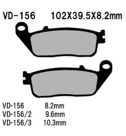VESRAH KLOCKI HAMULCOWE KH142 / KH196 SPIEK METALICZNY (ZŁOTE) (MADE IN JAPAN)